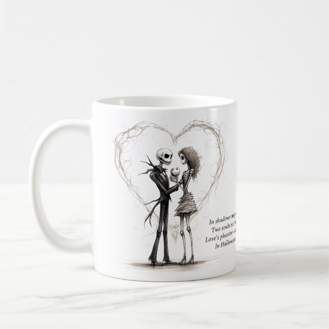Two souls in shadows deep: Halloween in love Cup (Left)