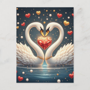 Two Souls One Destiny 🦢 Postcard