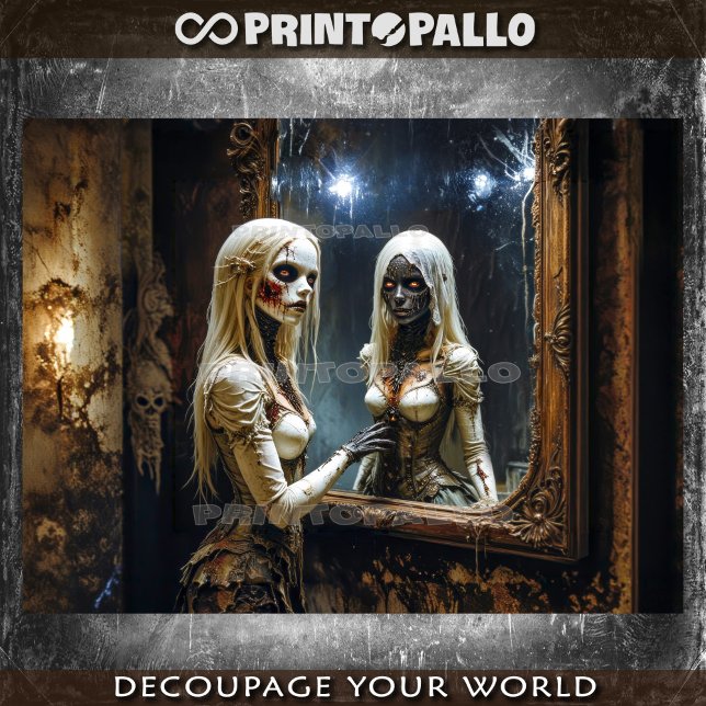 Two souls, one mirror. Are you my sister?  Tissue Paper (Creator Uploaded)