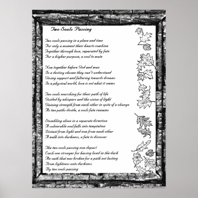 Two Souls Passing Poster (Front)