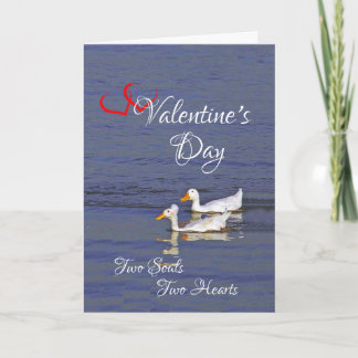 Two souls, Two hearts, one true love Holiday Card