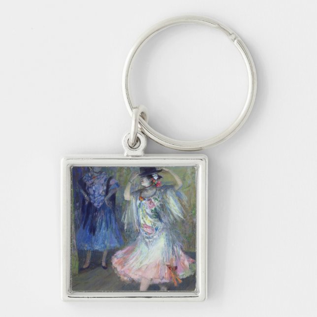 Two Spanish Dancers, 1852 Key Ring (Front)