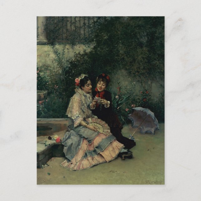 Two Spanish Women Postcard (Front)