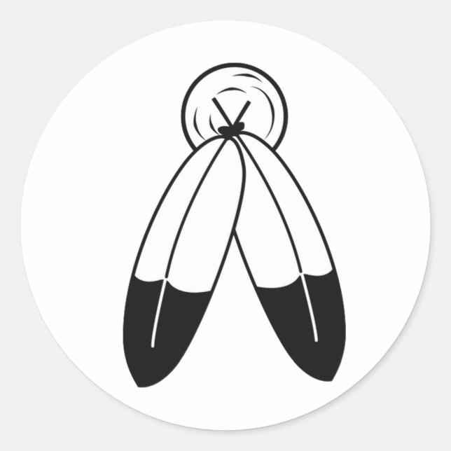 Two-Spirit Flag Classic Round Sticker (Front)