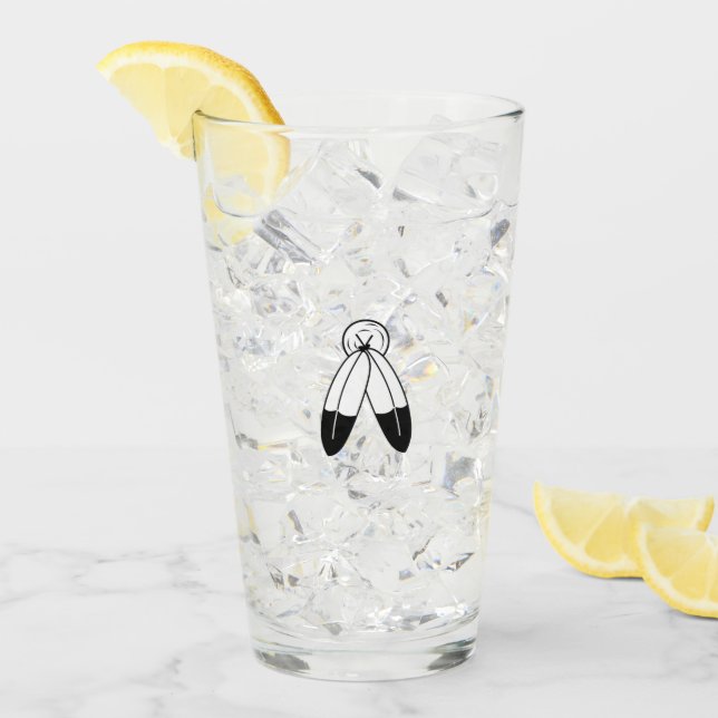 Two-Spirit Flag Glass (Front Ice)