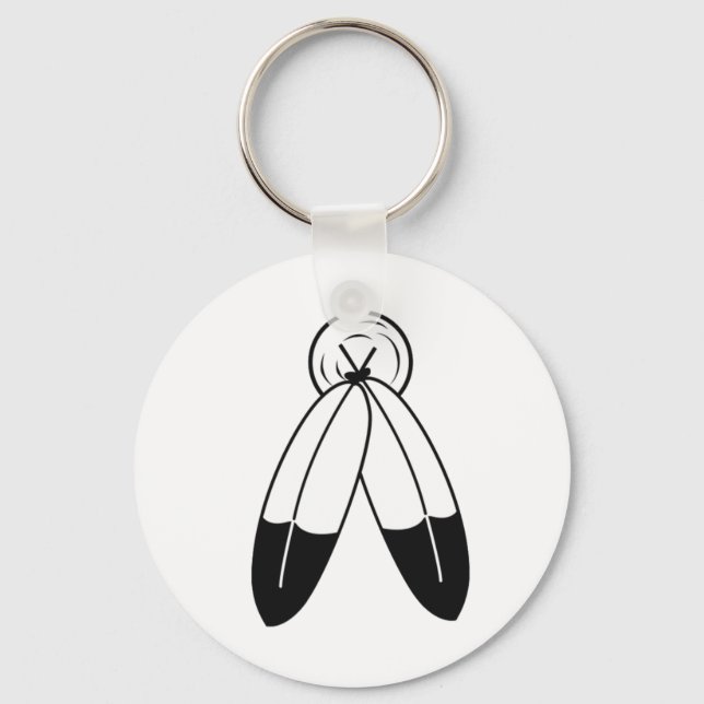 Two-Spirit Flag Key Ring (Front)