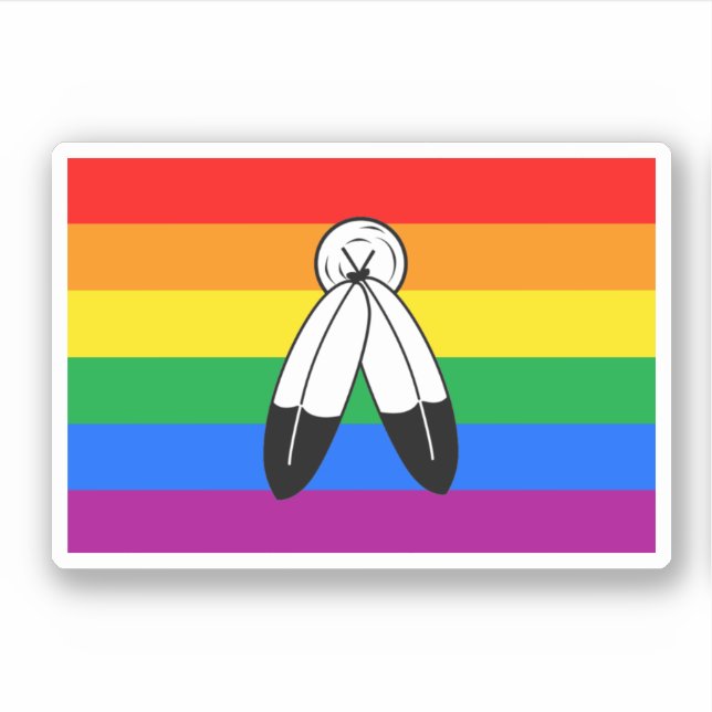 Two-Spirit LGBTQ+ Pride Flag (Front)