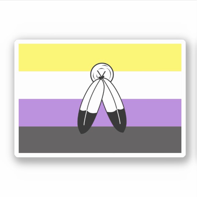 Two-Spirit Nonbinary Pride Flag (Front)