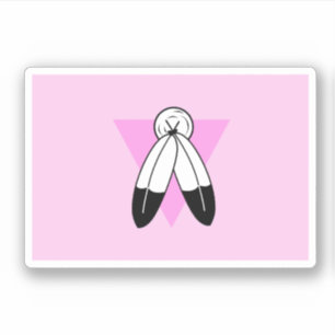 Two-Spirit Pink Triangle Flag