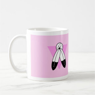 Two-Spirit Pink Triangle Flag Coffee Mug