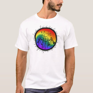Two-Spirit Rainbow Swirl Design T-Shirt