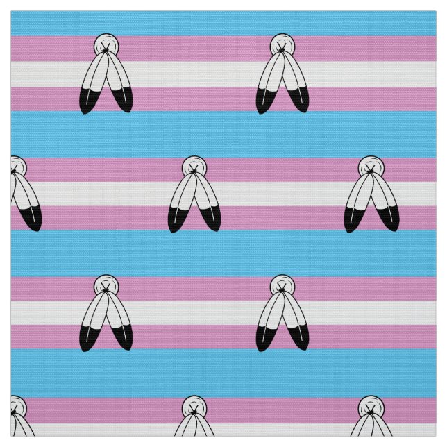 Two-Spirit Trans Pride Flag Fabric (Swatch)
