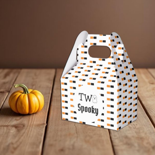 Two Spooky 2nd Birthday Favour Box (Creator Uploaded)
