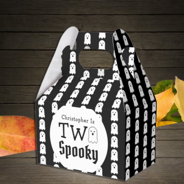 Two Spooky 2nd Birthday Favour Box (Creator Uploaded)