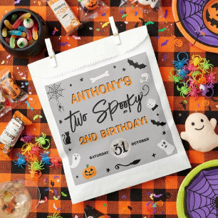 Two Spooky! Halloween 2nd Birthday Party Favour Bags