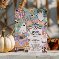 Two Spooky Retro Fun Halloween 2nd Birthday Party