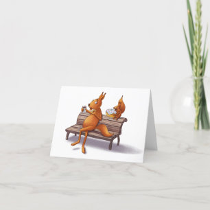 Two Squirrels Holiday Card