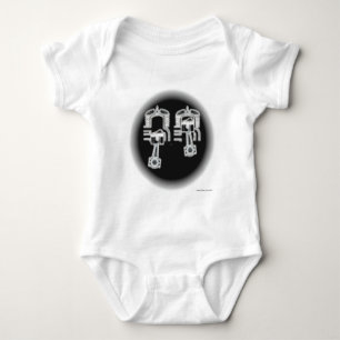 Two Stroke Engine Baby Bodysuit