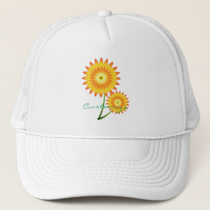 Two Sunflower Plant Thunder_Cove Trucker Hat