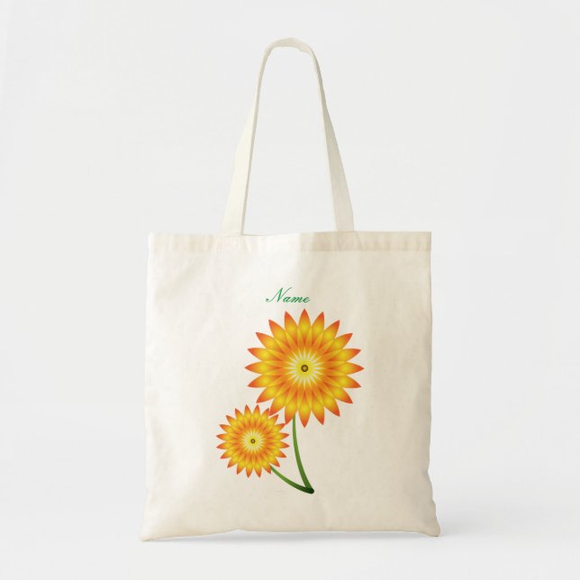 Two  Sunflowers Thunder_Cove Tote Bag (Front)