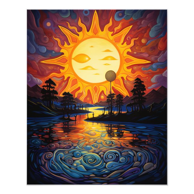 Two Suns in the Sunset Photo Print (Front)