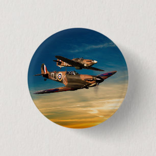 Two Supermarines 3 Cm Round Badge