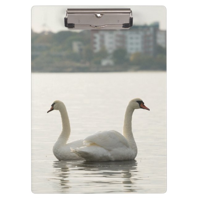Two swans clipboard (Front)