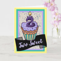 Two Sweet Birthday Card