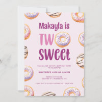 Two Sweet Doughnut Birthday Party