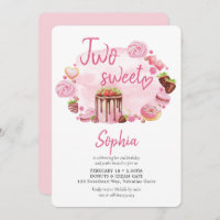 Two Sweet Doughnut Macaron Treats 2nd Birthday