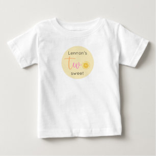 Two Sweet Lemon Birthday Baby T-Shirt
