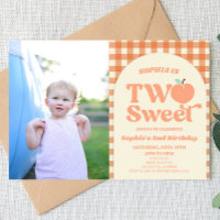 Two Sweet Peach Picture 2nd Birthday Party
