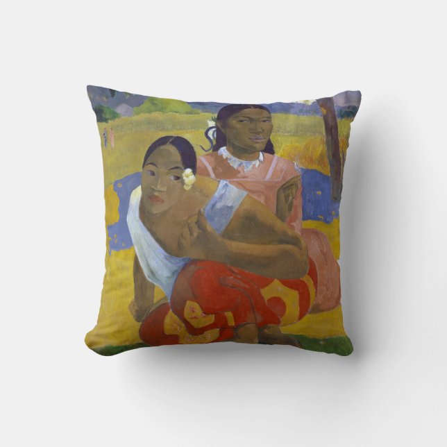 Two Tahitian Women, Gauguin Cushion (Front)