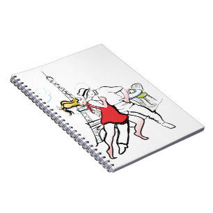 Two Tangueros in Paris Spiral Notebook