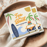 Two The Beach Surf Blue 2nd Birthday Party