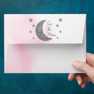 Two The Moon 2nd Birthday Envelope