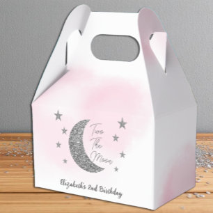 Two The Moon 2nd Birthday Favour Boxes