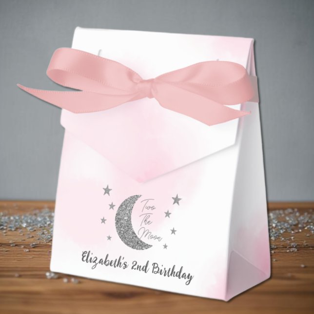 Two The Moon 2nd Birthday Favour Boxes (Creator Uploaded)