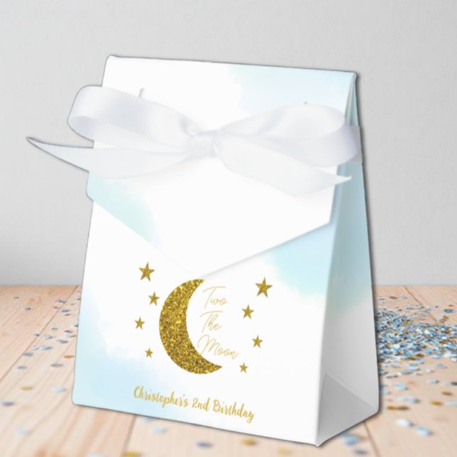 Two The Moon 2nd Birthday Favour Boxes (Creator Uploaded)