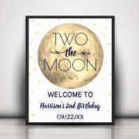 Two The Moon 2nd Birthday Party Welcome