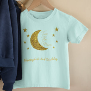 Two The Moon 2nd Birthday Toddler T-shirt