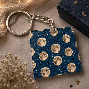 Two The Moon Keychain Space Birthday Party Favor