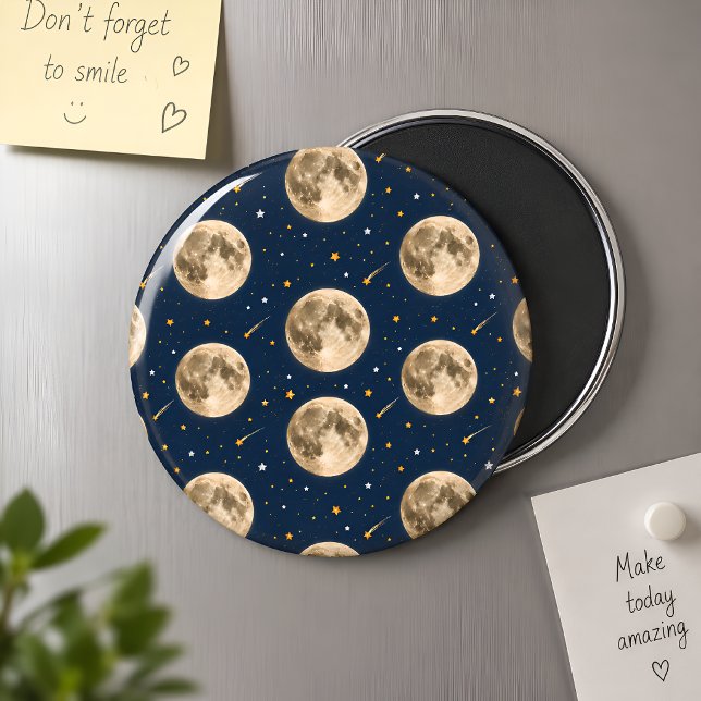 Two The Moon Magnet Space Birthday Party Favour (Creator Uploaded)