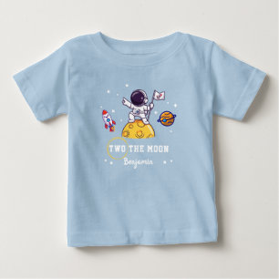 Two The Moon second birthday kids party Baby T-Shirt