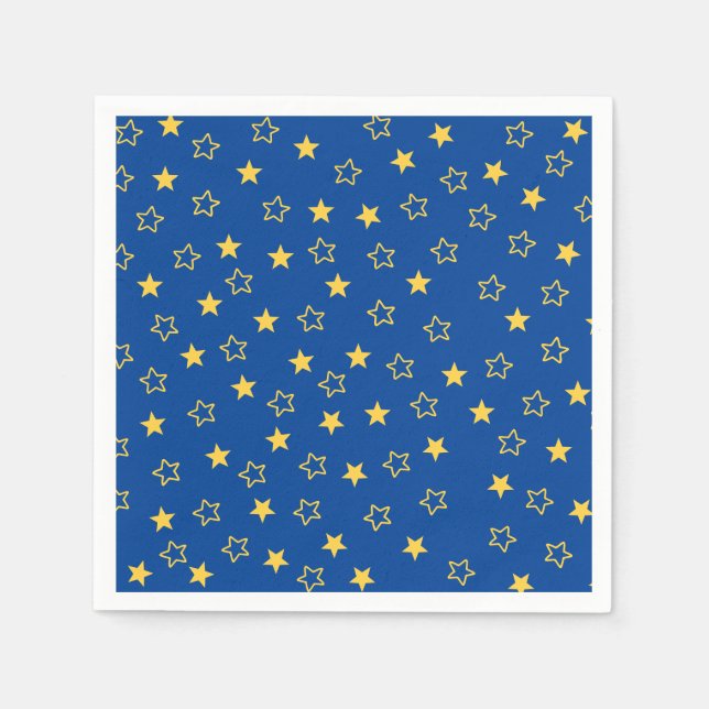 Two The Moon Second Birthday  Napkin (Front)
