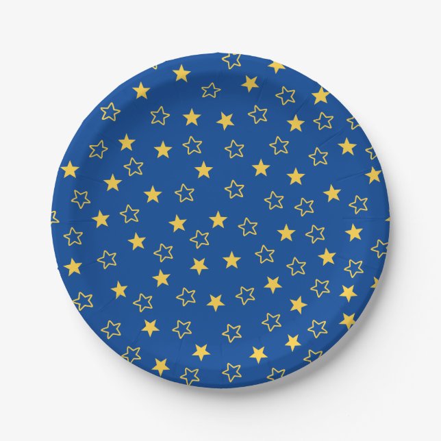  Two The Moon Second Birthday Paper Plate (Front)
