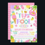 TWO the Pool Birthday Party Invitation<br><div class="desc">Perfect Invitation to celebrate the Special Birthday Honoree!</div>