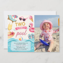 Two The Pool Summer Birthday Party Photo