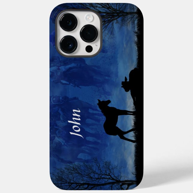 Two Thoroughbred Racehorse Foals Cell Phone Case (Back)