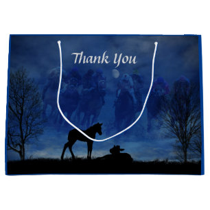 Two Thoroughbred Racehorse Foals Gift Bag